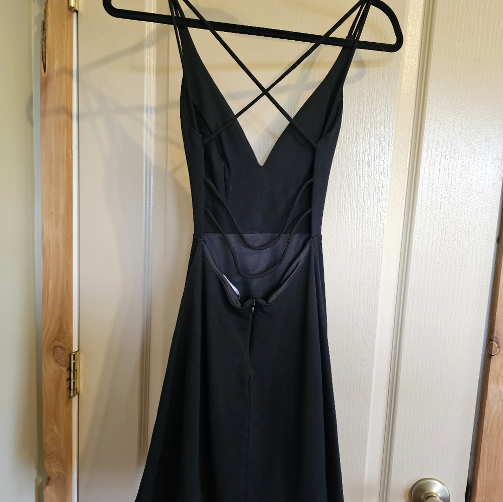Lulus Xs Black Spaghetti Strap Dress 😍😍 - Picture 3 of 5